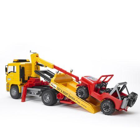 おまけ付) ブルーダー MAN レッカークレーン＆クロスカントリー 02750