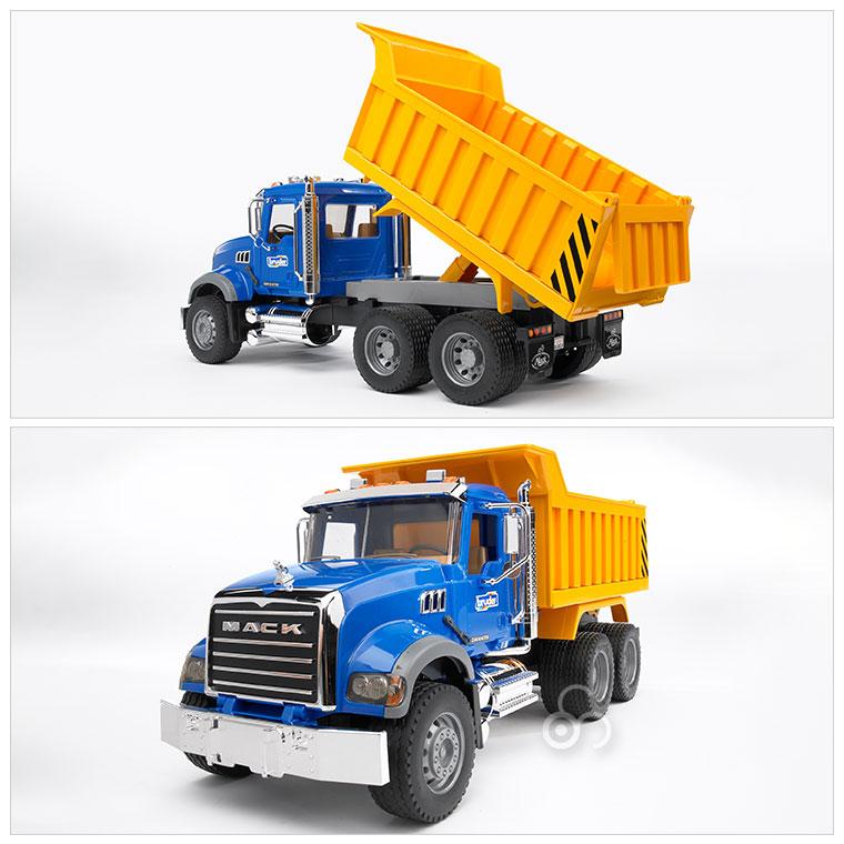 (おまけ付) ブルーダー MACK Tip up トラック 02815 おもちゃ 知育玩具 はたらくくるま 車 男の子 女の子 2歳 3歳 4歳 5歳 6歳の画像
