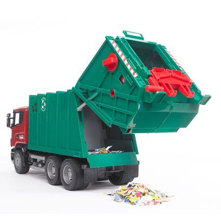 ブルーダーごみ収集車 旧商品 ブルーダー プロシリーズ SCANIA ごみ収集車 03561 : サンワ