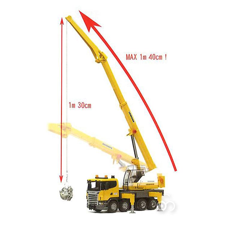 旧商品 bruder ブルーダー SCANIA LH クレーン 03570 おもちゃ 知育