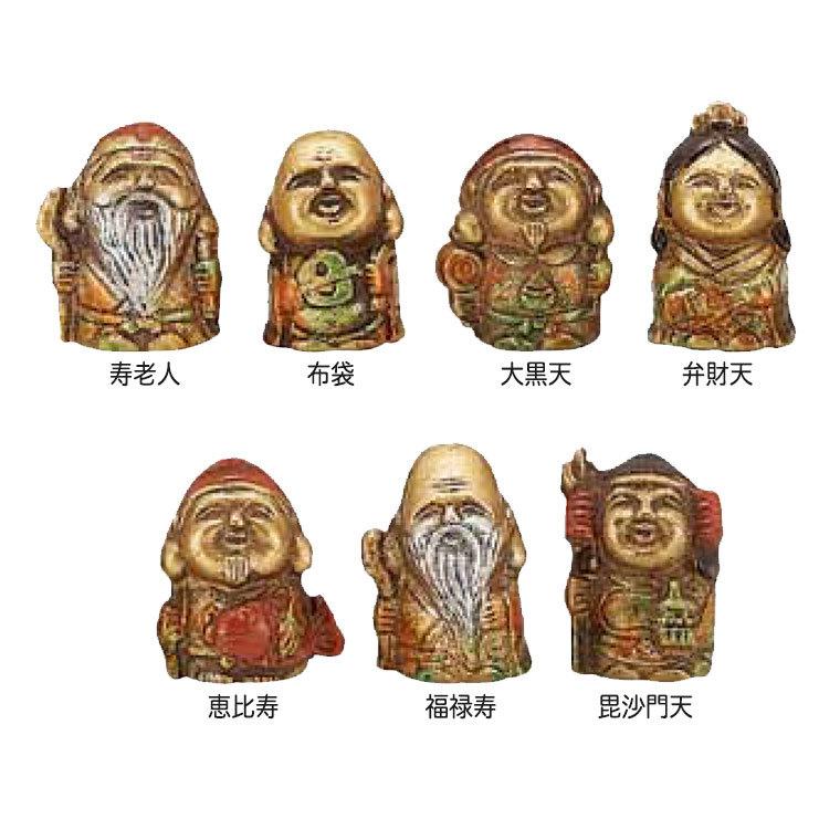織田幸銅器 ミニ七福神 215-01 置物 インテリア オブジェ 七福神