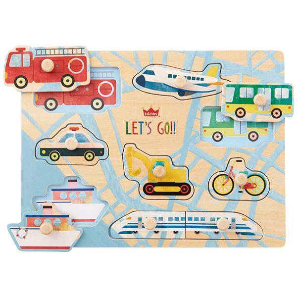 メーカー公式ショップ エドインター 木のパズル わくわくのりもの 木製 子供 知育玩具 おもちゃ 知育 1歳 1歳半 2歳 一歳 2歳児 誕生日プレゼント 男の子 女の子 Materialworldblog Com