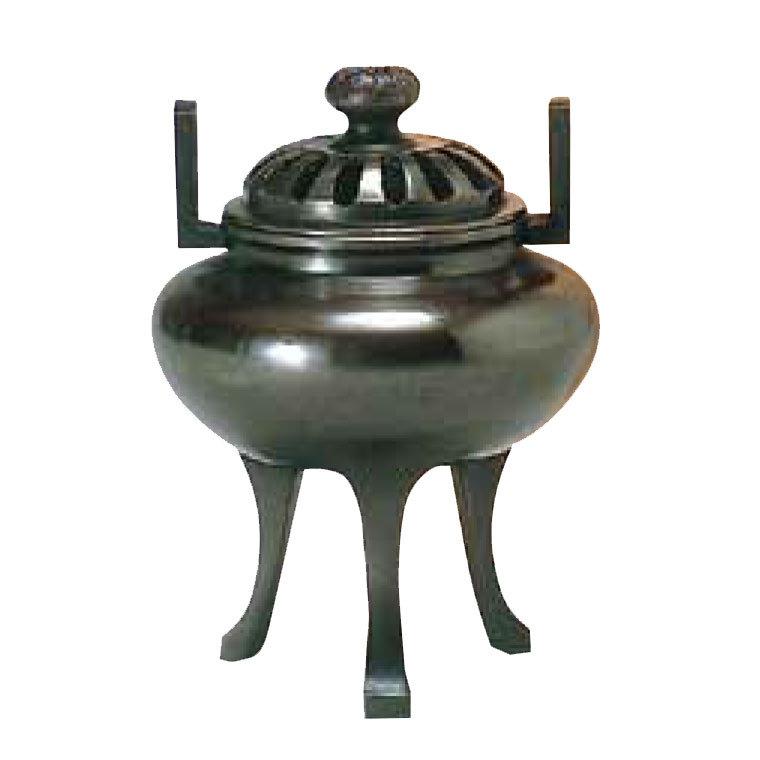 香炉　織田幸銅器 利久長足 茶道　茶道具 織田幸銅器 香炉 利久長足 53-03 : サンワショッピング - 通販 - Yahoo
