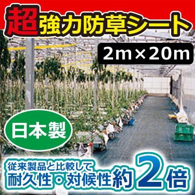 (11/1から値上) キンボシ 超強力防草シート 2m×20m 7635 | 