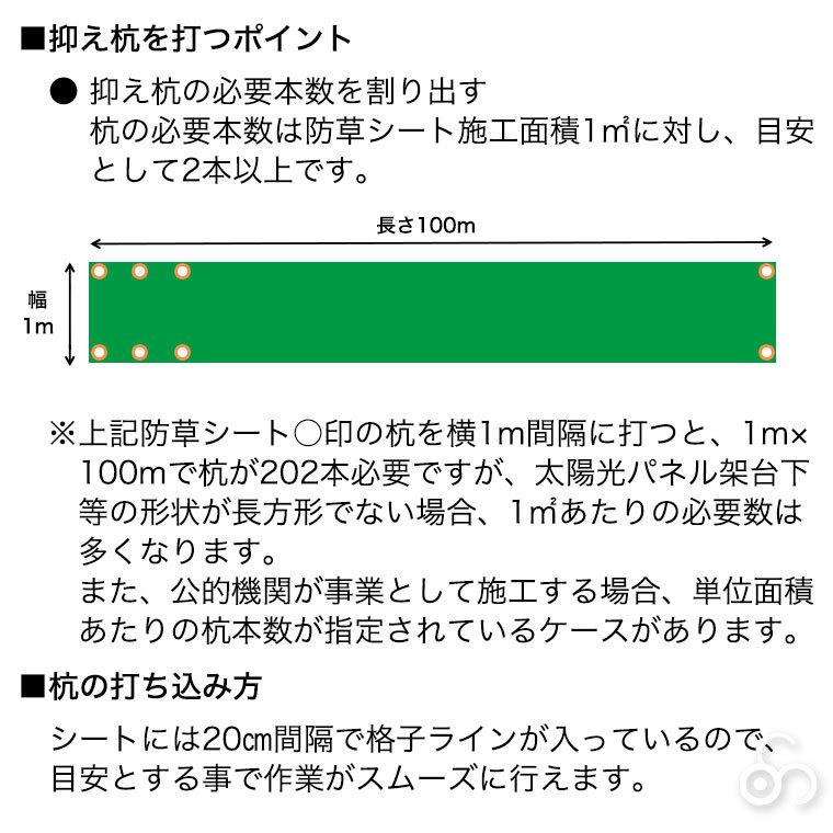 キンボシ フラットアンカー 20cm 10本組 7702｜sun-wa｜07