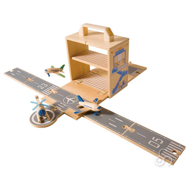 タイガートライブ ウッドボックス 飛行機 9-0302 知育玩具 おもちゃ 3