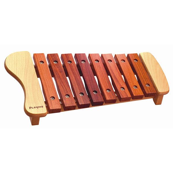 旧商品 PlayMeToys プレイミー 木琴 8音 サイロフォン A0806 木のおもちゃ 楽器玩具 出産祝い 0歳 1歳 2歳 3歳 クリスマスプレゼント 男の子 女の子 | プレイミー | 01