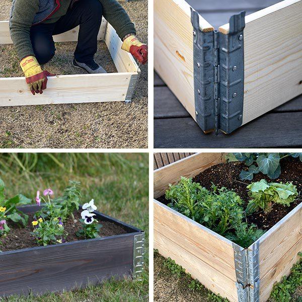 レイズドベッド エープラスデザイン ガーデンボックス 800 600 ブラック プランター 植木 花壇 家庭菜園 Diy Ad 0806bk Ad 0806bk サンワショッピング 通販 Yahoo ショッピング