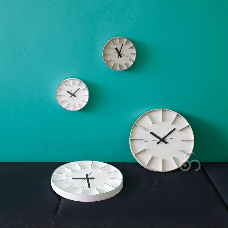 Lemnos（レムノス） 掛け時計 edge clock アルミニウム AZ-0116