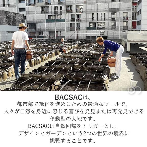 プランター おしゃれ BACSAC バックサック HUMUS ポット 100L BC-1105