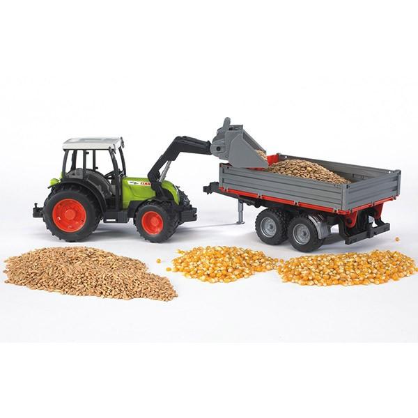 ブルーダー Claas Nectis267 Fトラクター＆Tippingトレーラー BR02112