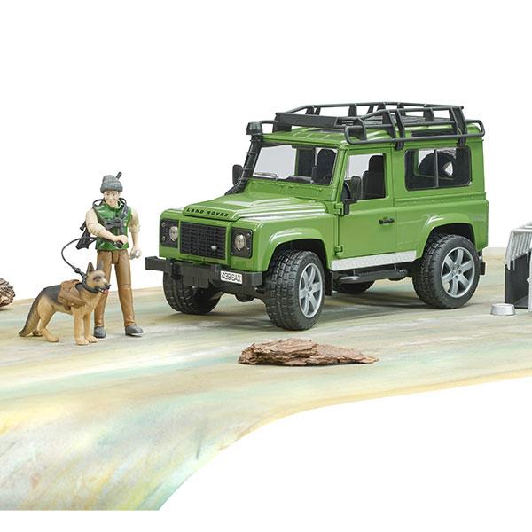 (当店限定プレゼント付) ブルーダー Land Rover Def.ワゴン＆フォレスター(犬付き) BR02587 おもちゃ 知育玩具 車 男の子 女の子 3歳 4歳 5歳｜sun-wa｜08