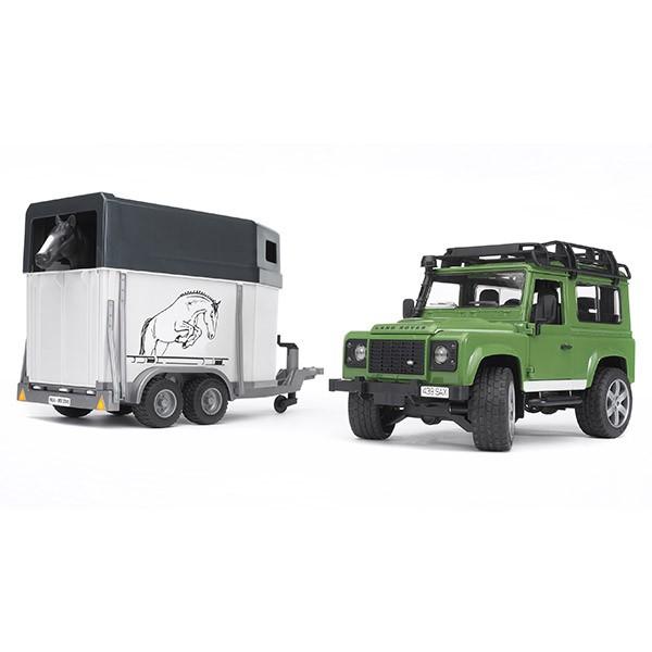(おまけ付) ブルーダー Land Rover Def.ワゴン＆馬牽引トレーラー BR02592 おもちゃ 知育玩具 車 男の子 女の子 3歳 4歳 5歳_3