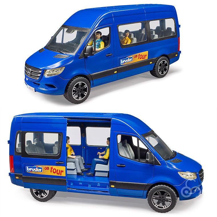 旧商品 ブルーダー MB 送迎車 (フィギュア付き) bruder BR02670