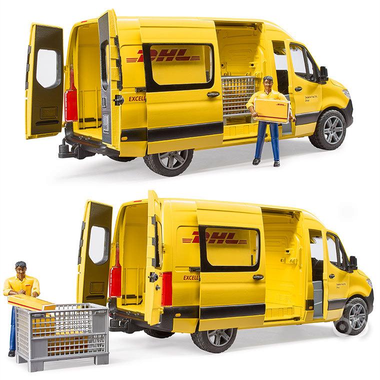 おまけ付) ブルーダー MB DHL (フィギュア付き) BR02671 おもちゃ 知育