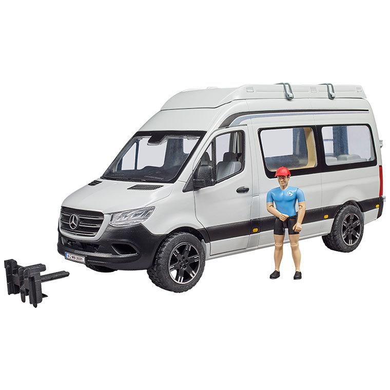 (おまけ付) ブルーダー MB キャンピングカー (フィギュア付き) BR02672 おもちゃ 知育玩具 車 男の子 女の子 3歳 4歳 5歳 6歳の画像