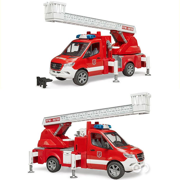 おまけ付) ブルーダー MB 消防車 BR02673 おもちゃ 知育玩具