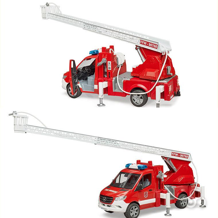 おまけ付) ブルーダー MB 消防車 BR02673 おもちゃ 知育玩具