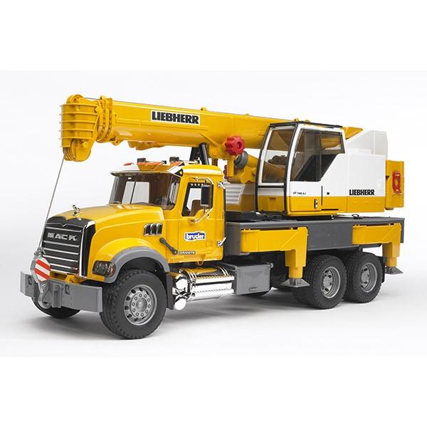 おまけ付) ブルーダー MACK LH クレーン BR02818 おもちゃ 知育玩具