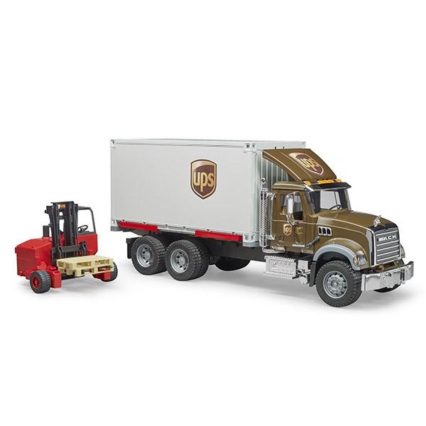 (おまけ付) ブルーダー MACK UPS ＆ フォークリフト BR02828 おもちゃ 知育玩具 車 男の子 女の子 2歳 3歳 4歳 5歳 6歳_3