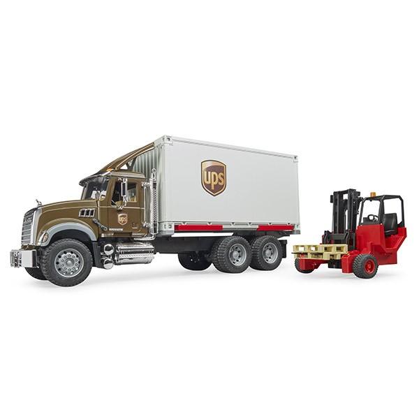 (おまけ付) ブルーダー MACK UPS ＆ フォークリフト BR02828 おもちゃ 知育玩具 車 男の子 女の子 2歳 3歳 4歳 5歳 6歳_4