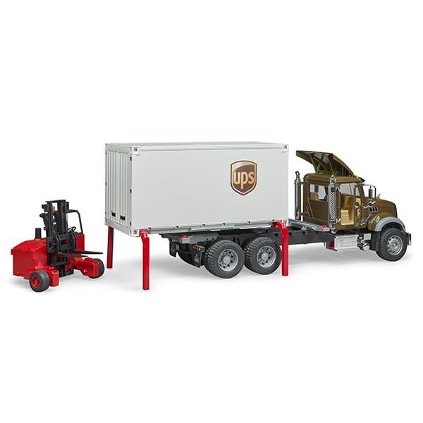 (おまけ付) ブルーダー MACK UPS ＆ フォークリフト BR02828 おもちゃ 知育玩具 車 男の子 女の子 2歳 3歳 4歳 5歳 6歳_6