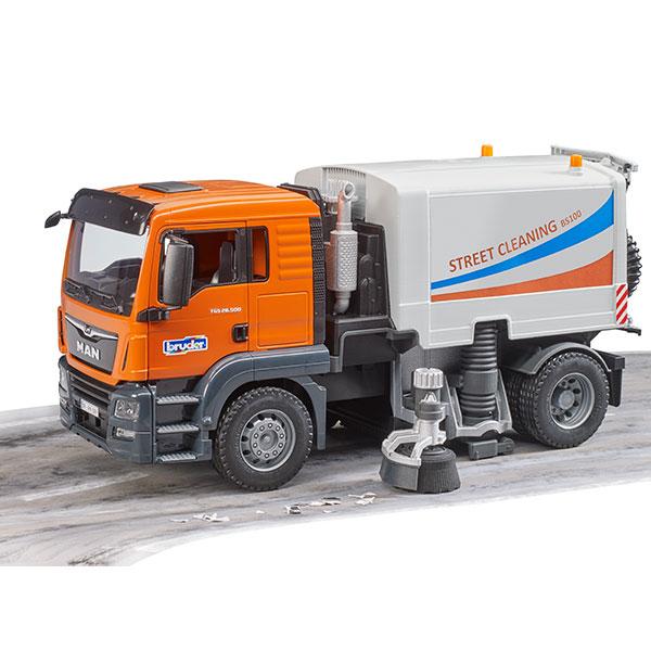 (おまけ付) ブルーダー MAN TGS 清掃車 BR03780 おもちゃ 知育玩具 はたらくくるま 車 男の子 女の子 3歳 4歳 5歳