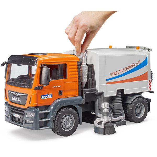 (おまけ付) ブルーダー MAN TGS 清掃車 BR03780 おもちゃ 知育玩具 はたらくくるま 車 男の子 女の子 3歳 4歳 5歳