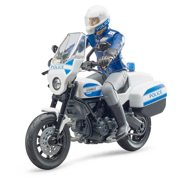 ブルーダー Ducati スクランブラー白バイ仕様 BR62731 おもちゃ 知育