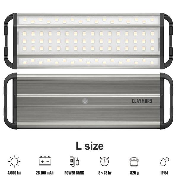 CLAYMORE 旧商品 ランタン LED 充電式 クレイモア 3面発光 CLAYMORE 旧商品 ランタン LED 充電式 クレイモア 3面発光