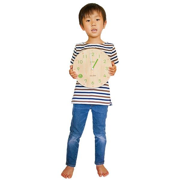 cosine（コサイン） (プレゼント付) 掛け時計 子ども時計 メープル CW