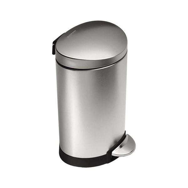 simplehumanの高級ゴミ箱 simplehuman（シンプルヒューマン） (正規品) セミラウンドカン 6L