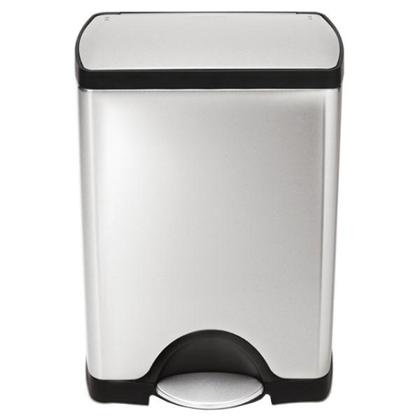 旧商品 シンプルヒューマン レクタンギュラーステップカンショート 30L ステンレス simplehuman CW1884 00120 ゴミ箱｜sun-wa｜02