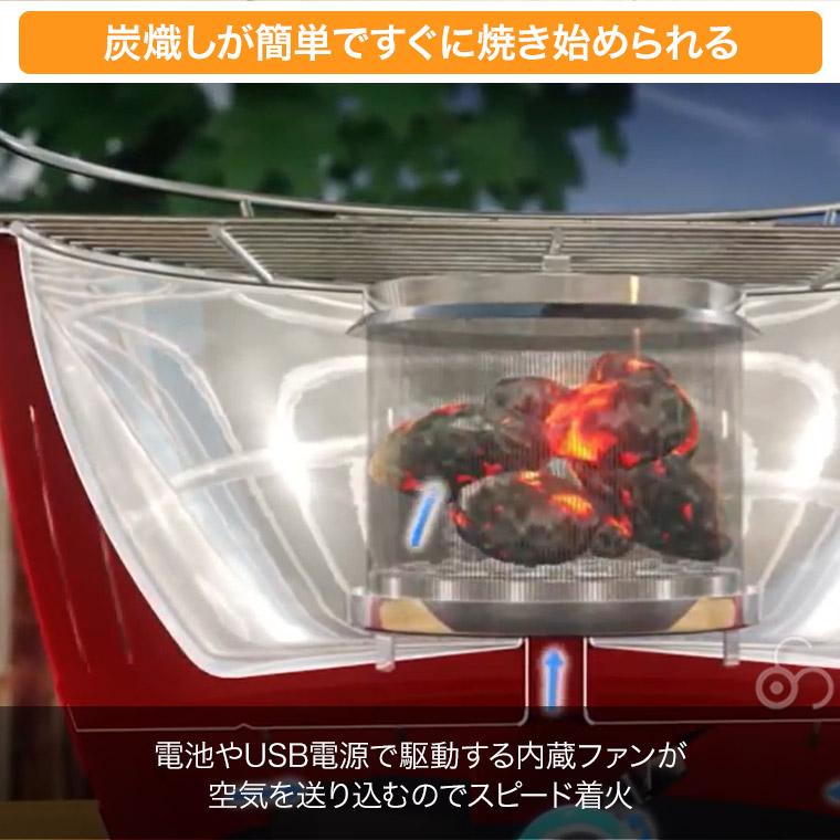 ハーフェレ 無煙炭火バーベキューコンロ ロータスグリル レギュラー G