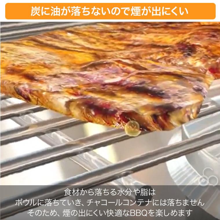 無煙炭火バーベキューコンロ ロータスグリル レギュラー G-RO-34PNC2 | ハーフェレ | 08