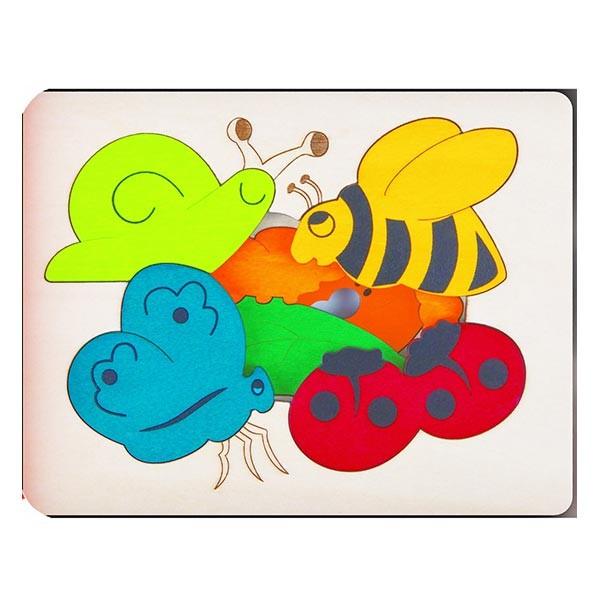 ジョージラック パズル 3重パズル かたつむりと友達 Gl8165 知育玩具 木製パズル 1歳 2歳 3歳 4歳 5歳 クリスマスプレゼント おもちゃ 女の子 男の子 サンワショッピング 通販 Paypayモール