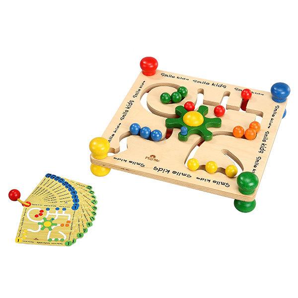 PlayMeToys プレイミー ビーズステアリング H0515 木のおもちゃ 知育