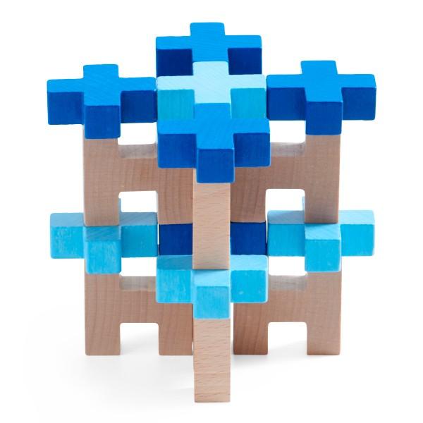 ハバ（HABA） 3Dパズル・ブルー HA304411 知育玩具 おもちゃ 2歳 3歳 4