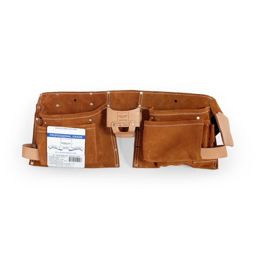 ヘリテージレザー 11-Pkt Professional Suede Leather Apron 腰 ヘリテージレザー 11-Pkt Professional Suede Leather Apron 腰