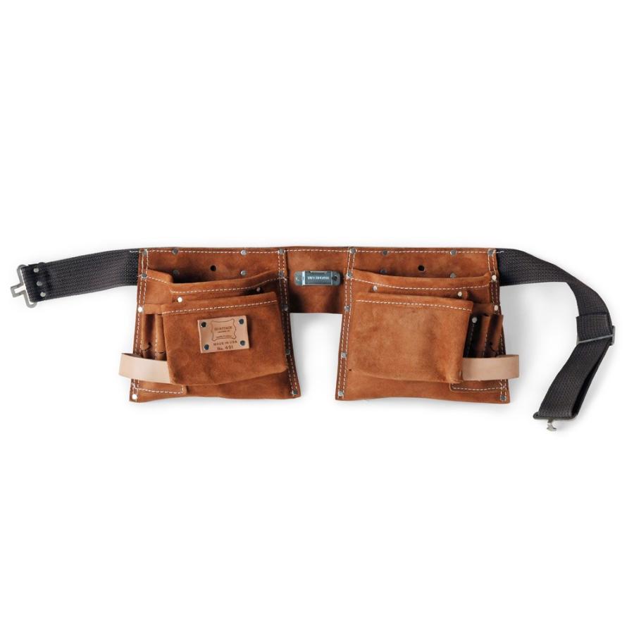 ヘリテージレザー 10-Pkt Professional Suede Leather Apron 腰袋