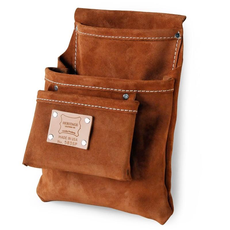 ヘリテージレザー 3-Pkt Professional Suede Leather Pouch 腰袋