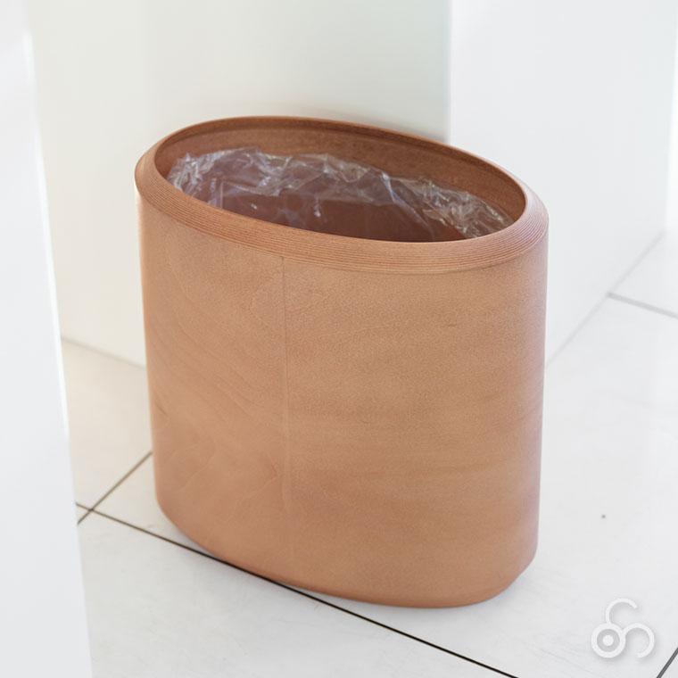 BUNACO（ブナコ） ダストボックス ゴミ箱 おしゃれ 木製 キャラメル