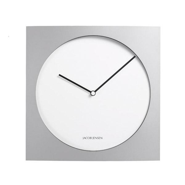JACOB JENSEN（ヤコブ・イェンセン） 旧商品 掛け時計 シルバー