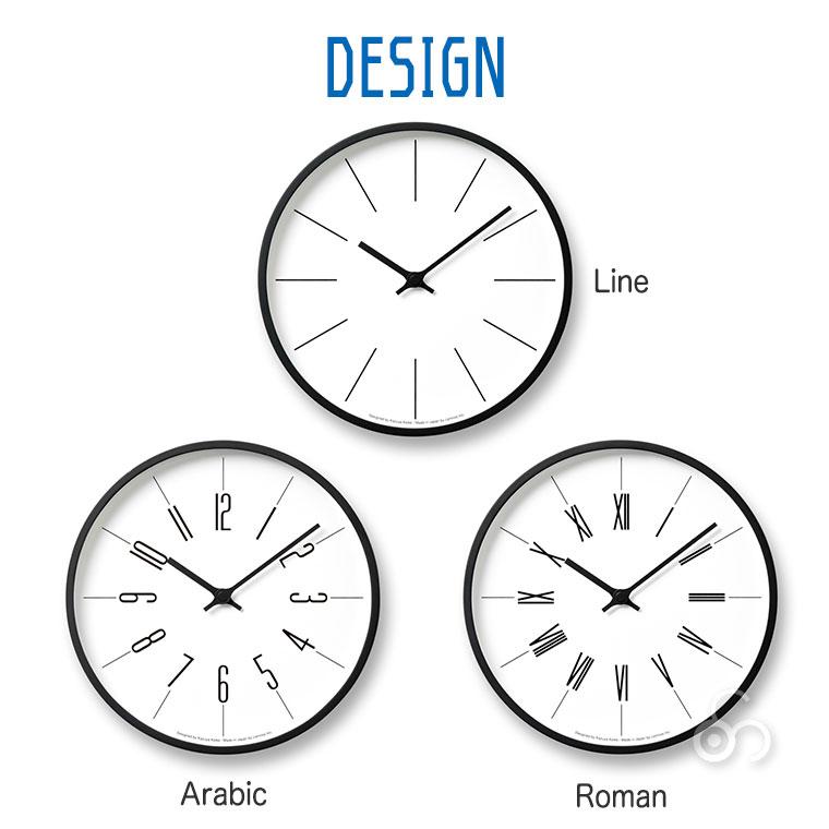 Lemnos レムノス 時計台の時計 25.4cm KK13-16 Arobic Roman Line｜sun-wa｜08