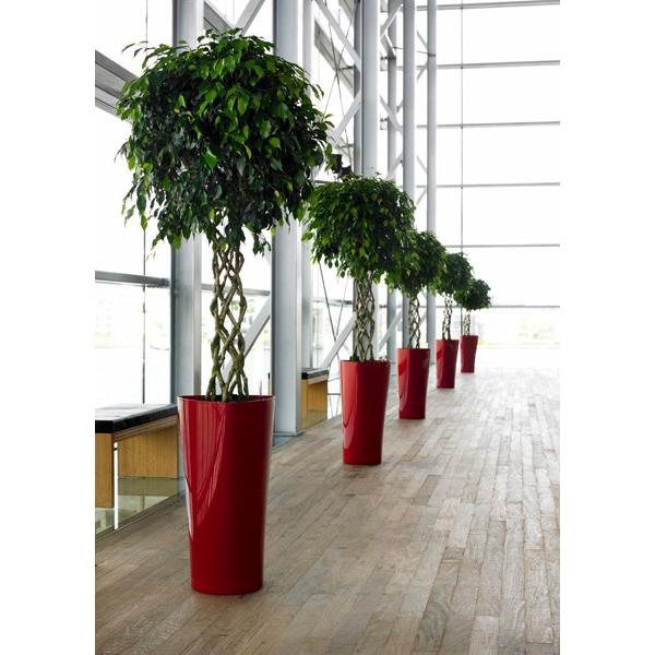 Lechuza Delta デルタ レッド プランター 鉢植え Lechuza Delta デルタ