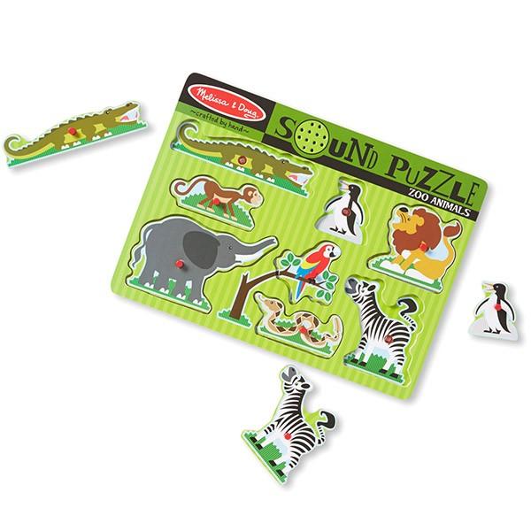 旧商品 Melissa＆Doug(メリッサ＆ダグ) サウンドパズル ズーアニマル