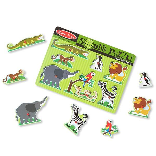 旧商品 Melissa＆Doug(メリッサ＆ダグ) サウンドパズル ズーアニマル
