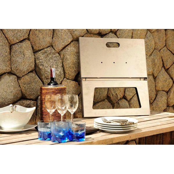 バーベキューグリル 折り畳み コンパクト コンロ BBQ スリム エープラス ノートブックSS |  | 03