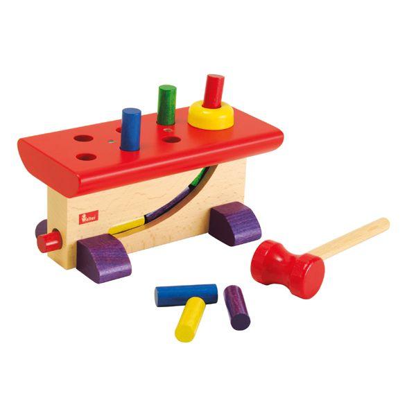 知育玩具 ハンマートイ 大工さん ニック NC64423 おもちゃ 木 1歳 2歳 3歳 誕生日プレゼント おもちゃ 木 誕生日プレゼント