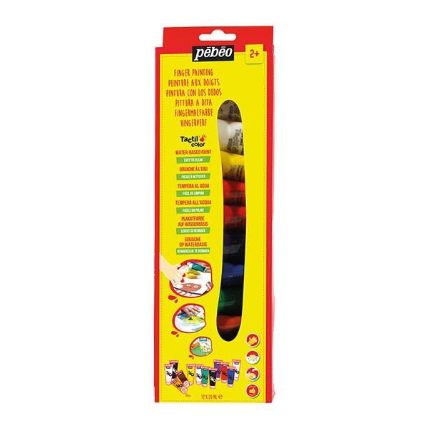 ペベオ タクティルカラー 紙用チューブ20ml 10色 12本セット PB6803